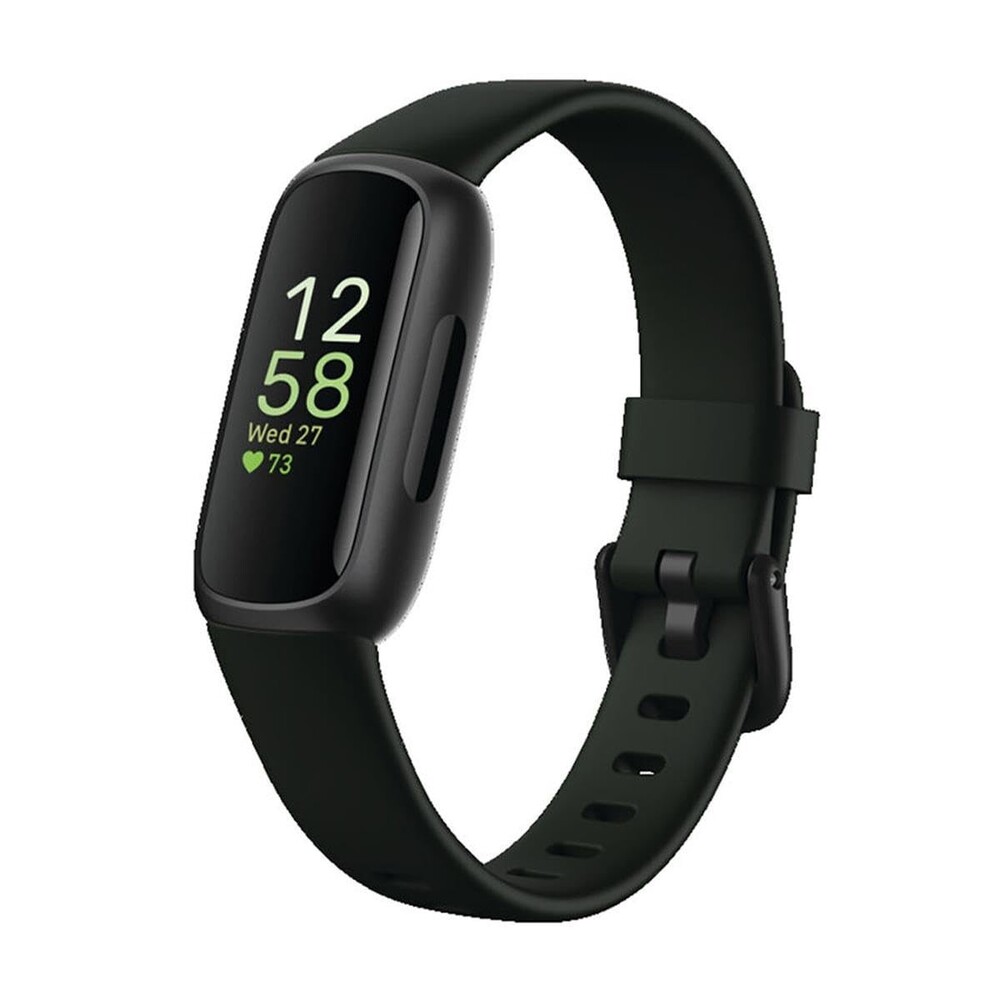 Fitbit Inspire 3 Fitness Tracker Black Silicone Band Health Smartwatch